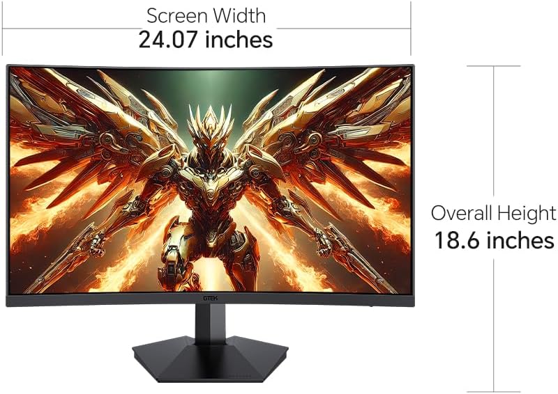 GTEK F2740C 27 in Curved 280Hz FHD Gaming Monitor