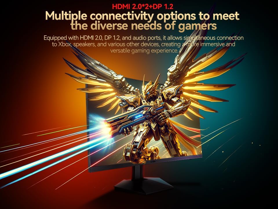 GTEK F2740C 27 in Curved 280Hz FHD Gaming Monitor